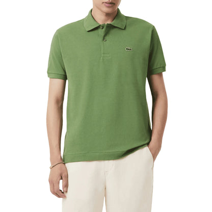 LACOSTE Polo da Uomo in Cotone Piqué Verde