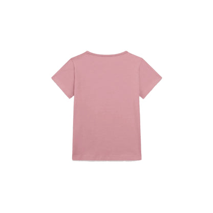 GUESS T-Shirt Rosa Stampa "Guess Love 1981"