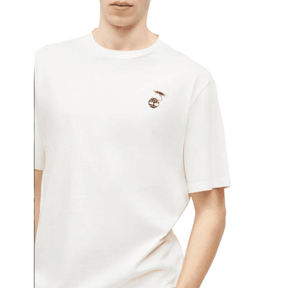 TIMBERLAND T-Shirt Slogan Tee Uomo Bianca TB0A5M841001
