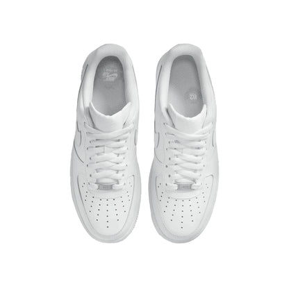 NIKE AIR FORCE 1 Sneakers in Pelle Bianca da Donna