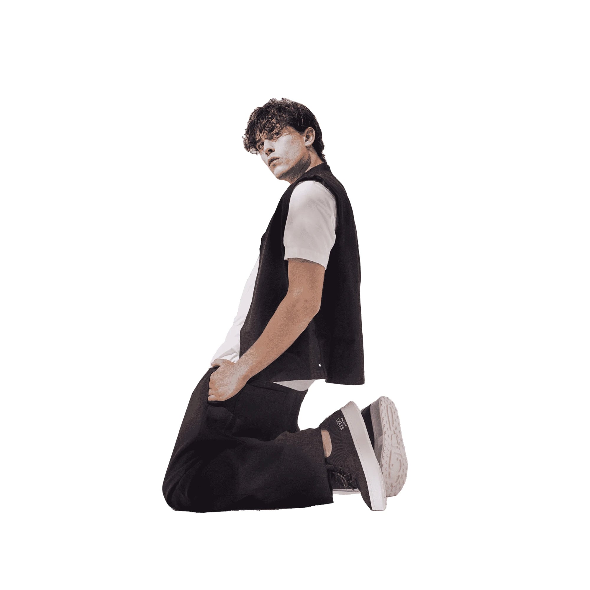 CULT BLACKSTAR 4498 Sneaker Knit Uomo Nere