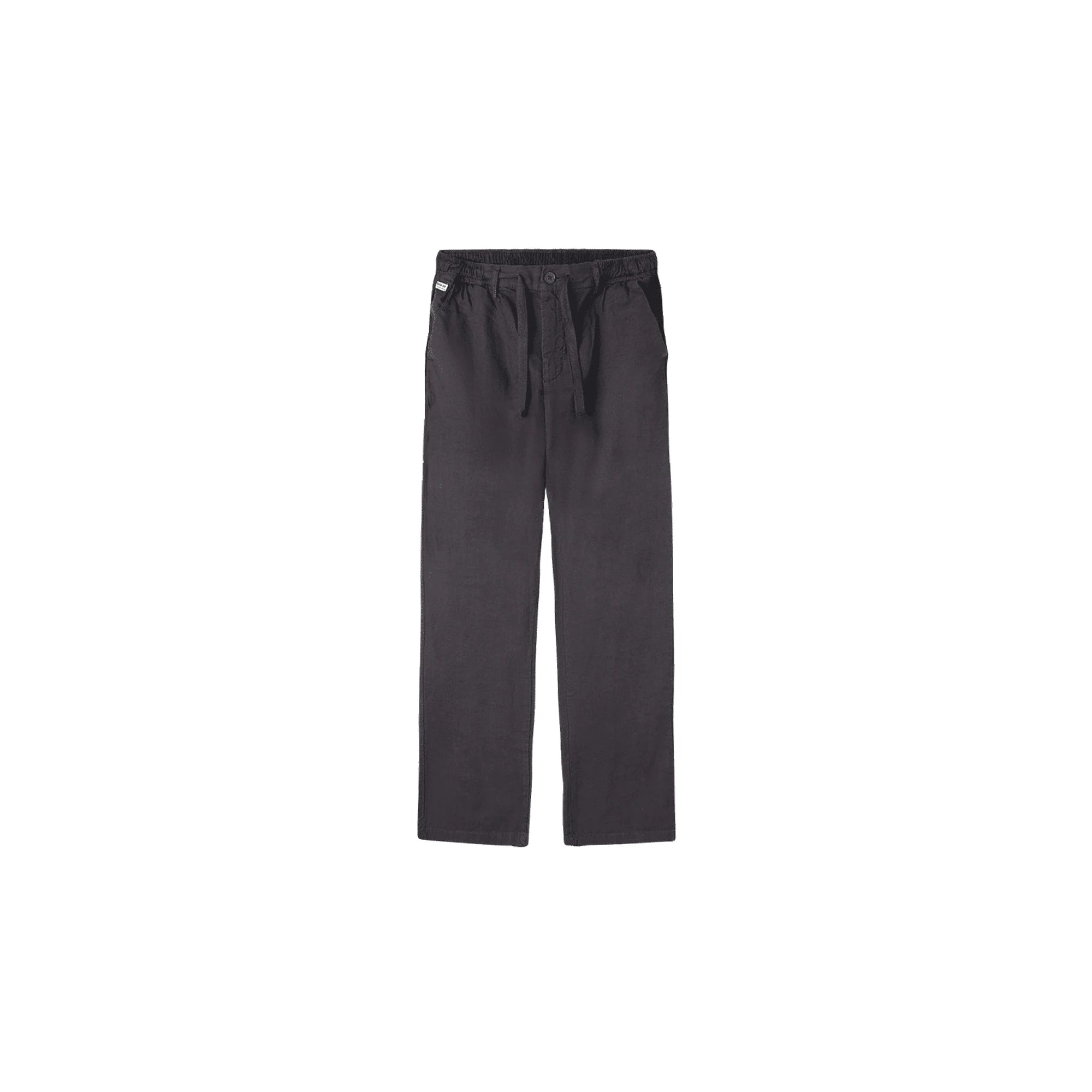 SCORPION C/V Pantaloni Lino Uomo Relaxed Grigio Carbone