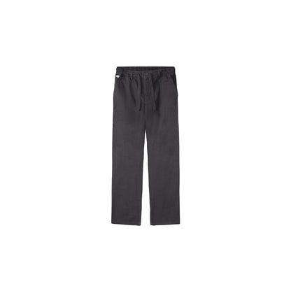 SCORPION C/V Pantaloni Lino Uomo Relaxed Grigio Carbone