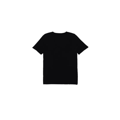 GUESS T-shirt da Bambino in Cotone Tinta Unita Nera