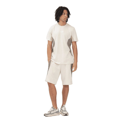 PUMA T-shirt Essentials Block Panna Uomo