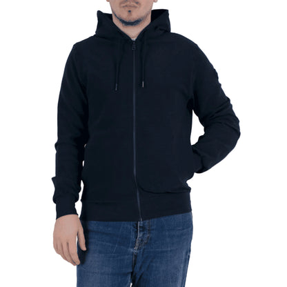 COLMAR Felpa Zip Uomo con Cappuccio Blu