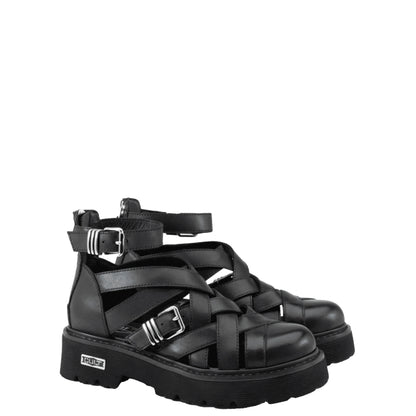 CULT Sandalo Donna SLASH 4694 in Pelle Nero