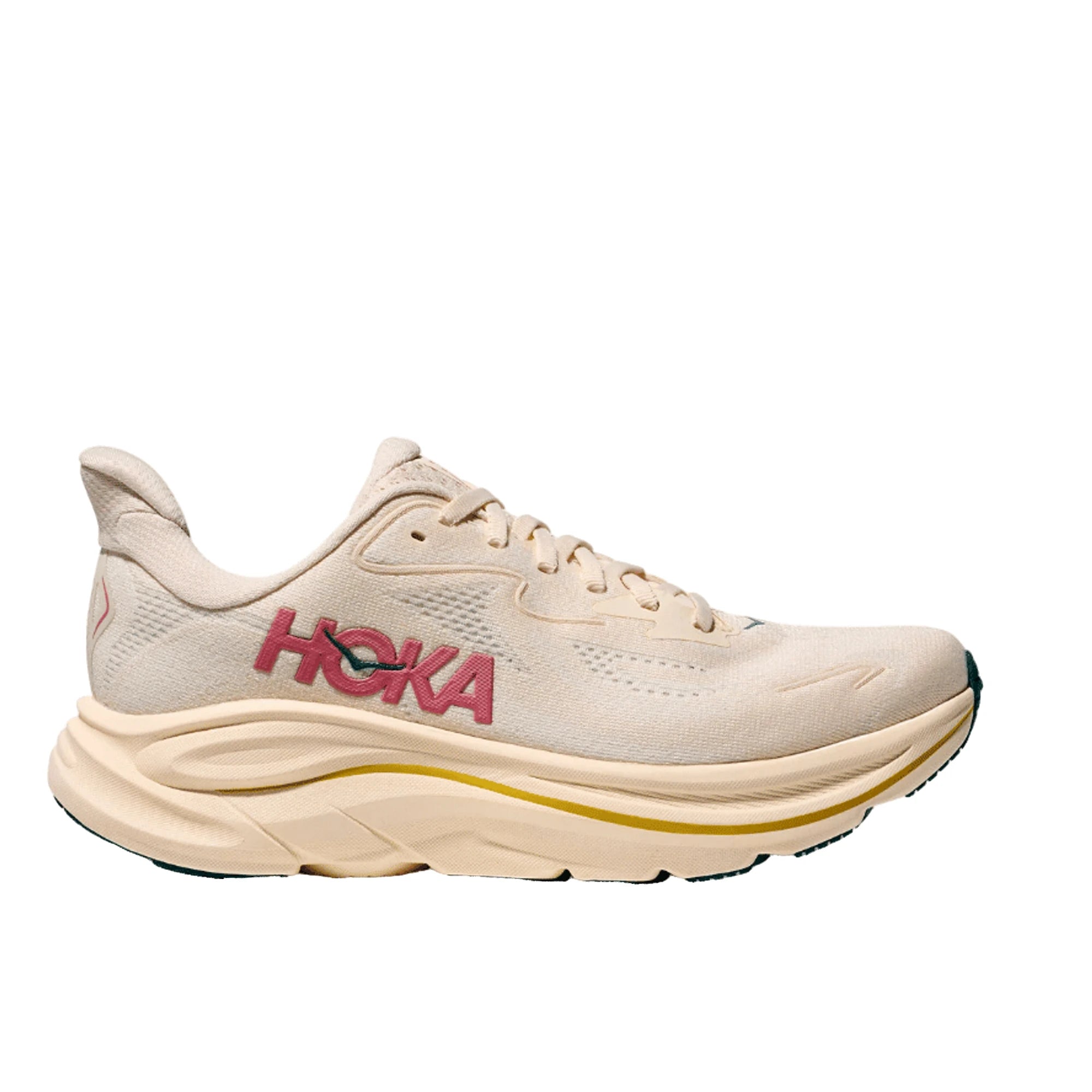 HOKA Clifton 10 Scarpe da Corsa Beige Ammortizzate da Donna