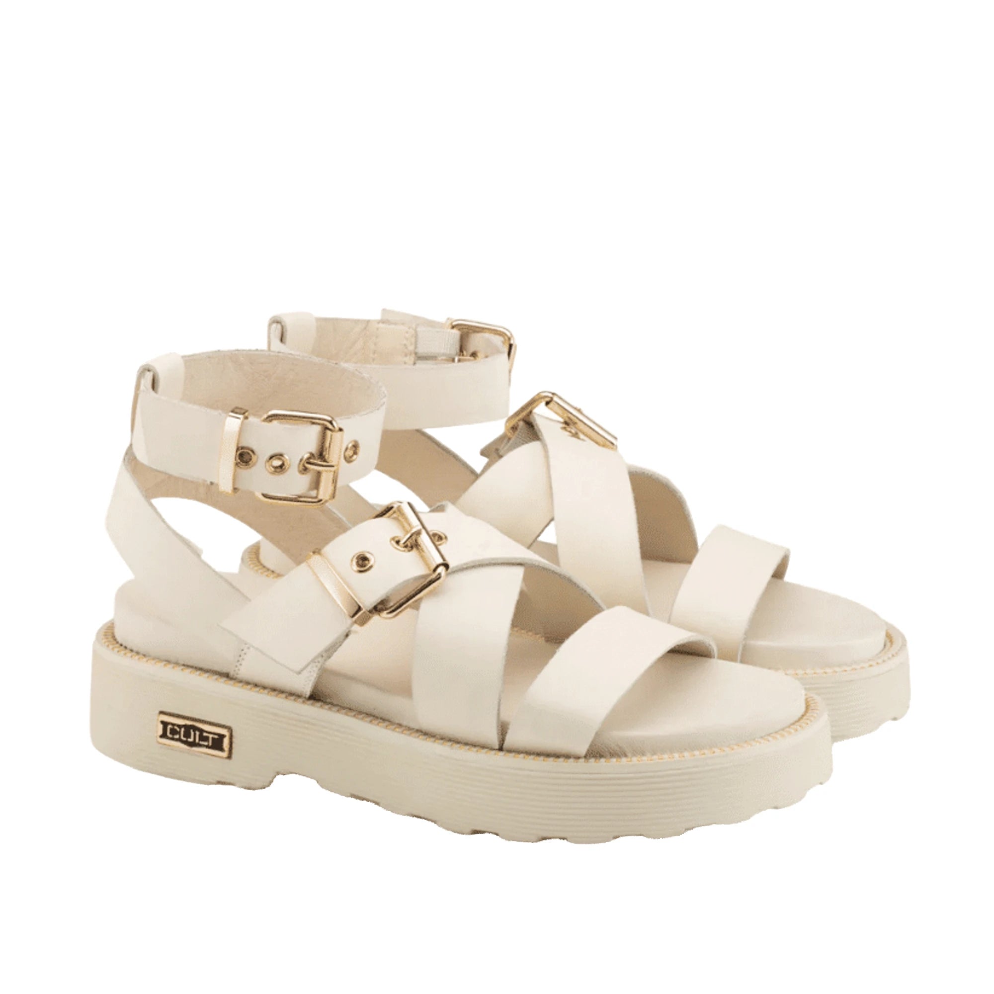 CULT Sandali Ziggy 3442 in Pelle Avorio