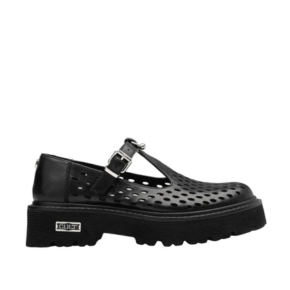 CULT Mocassini e Sabot Mary Jane Pelle Nero Slash 4688