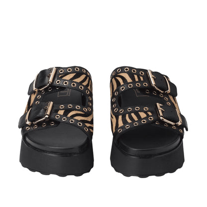 CULT Sandalo Janis 4306 Zebrato Platform Donna