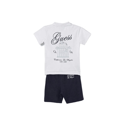GUESS Set Neonato in Cotone T-shirt e Shorts
