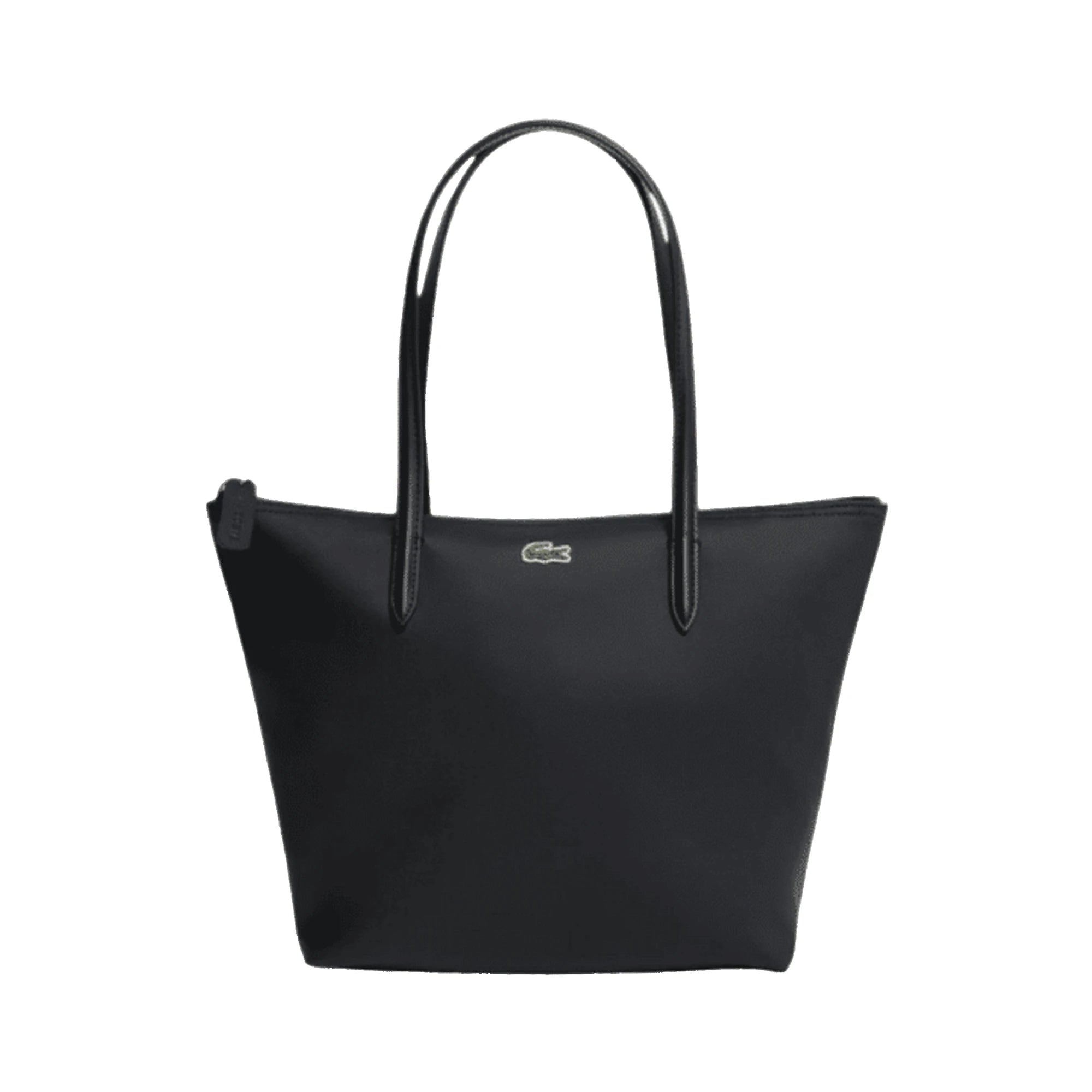 LACOSTE Borsa Shopping da Donna Nera in Mini Piqué