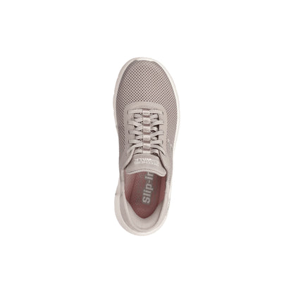 SKECHERS Sneaker Go Walk Grand Entry da Donna in Beige