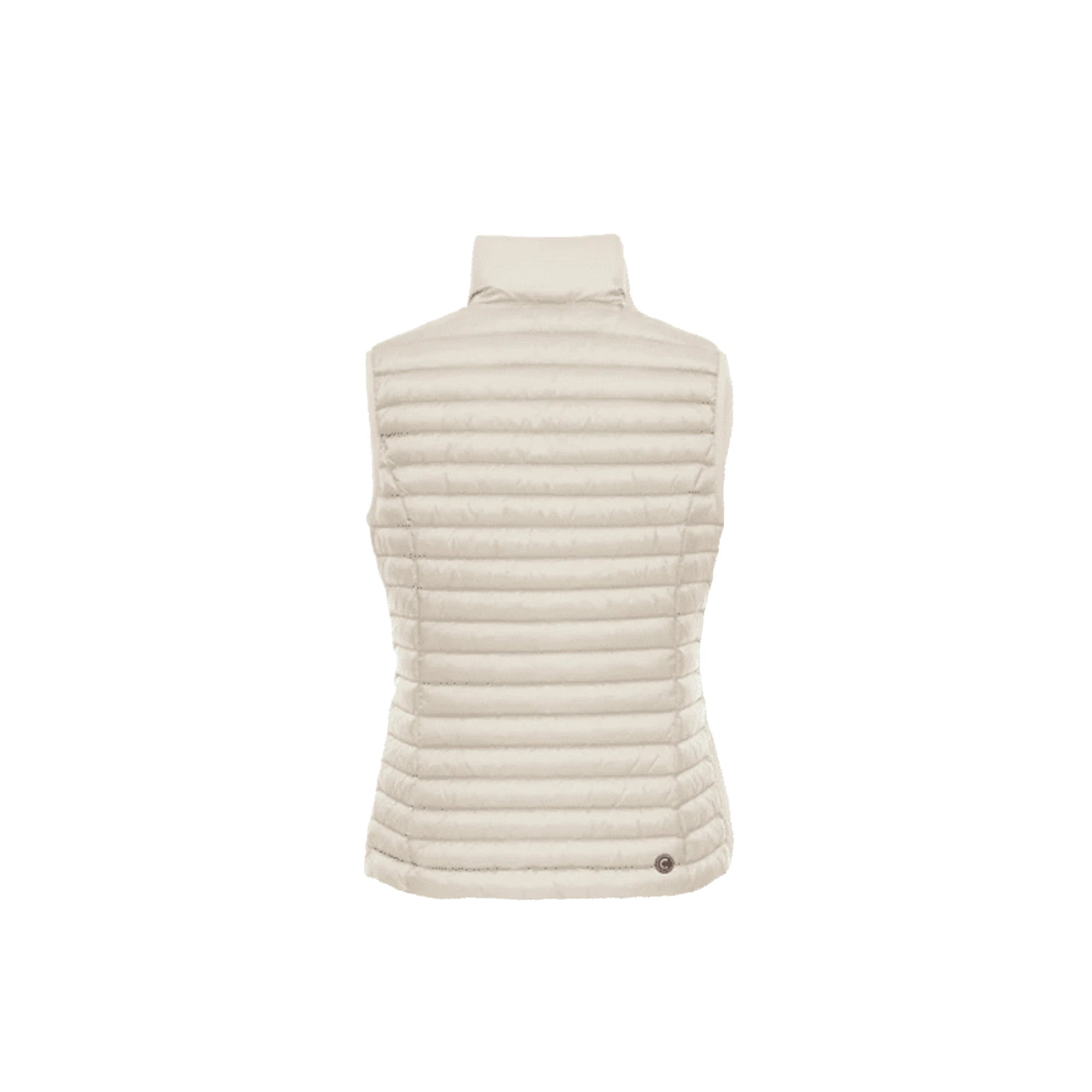 COLMAR Gilet in Piuma Naturale Leggero Beige da Donna