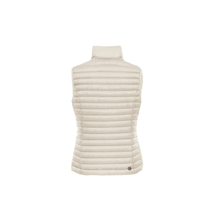 COLMAR Gilet in Piuma Naturale Leggero Beige da Donna