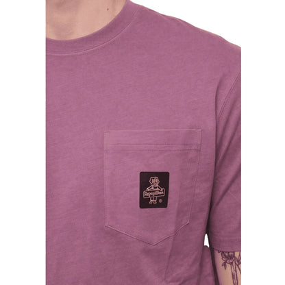 REFRIGIWEAR T-Shirt Pierce Uomo Cotone Rosso Chiaro