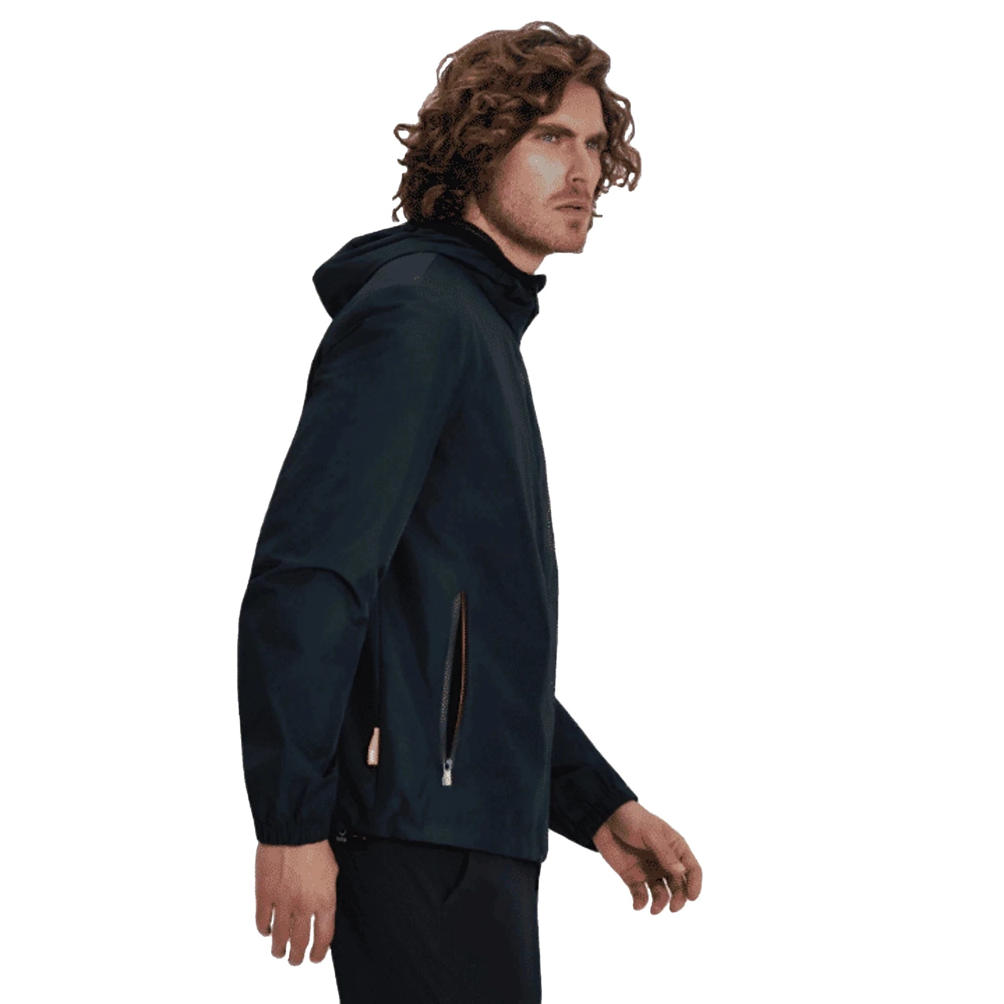SUNS Giubbotto Uomo Fla Mesh Antivento e Antipioggia