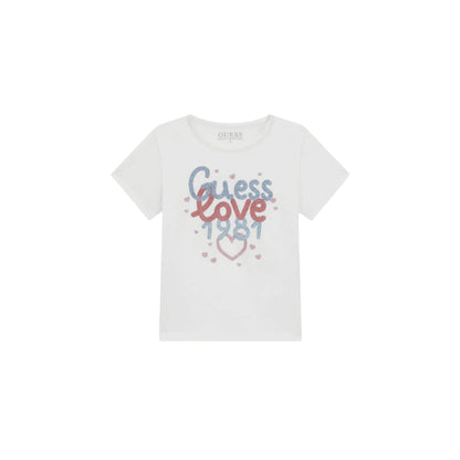 GUESS T-Shirt Bimba in Cotone