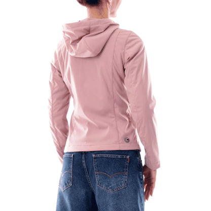 COLMAR Giubbino Rosa con Cappuccio Impermeabile Donna