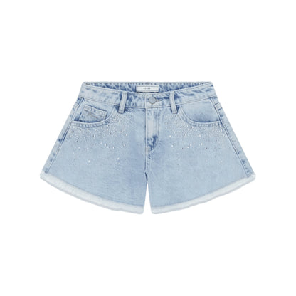 GUESS Bermuda Jeans Bambina con Strass