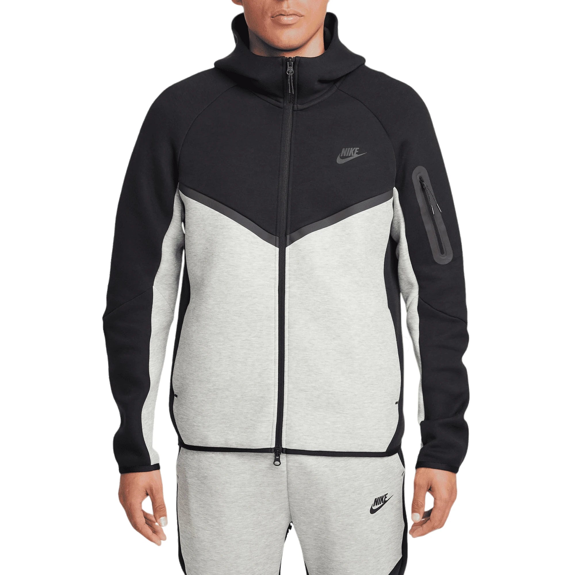NIKE Felpa Uomo Tech Windrunner con Cappuccio e Zip