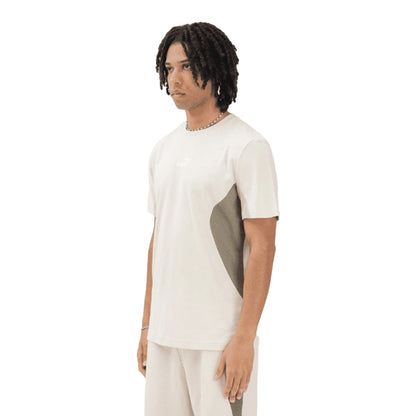 PUMA T-shirt Essentials Block Panna Uomo