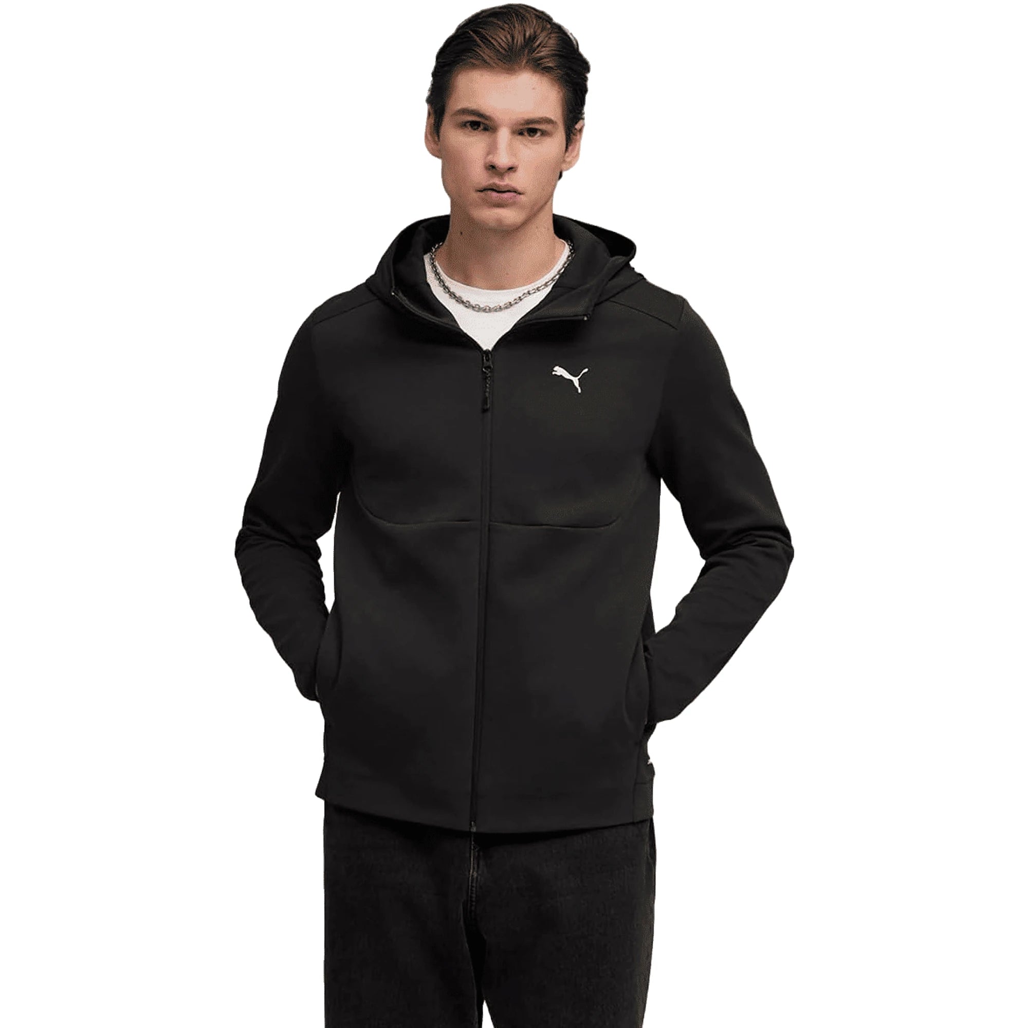PUMA Felpa con Cappuccio Pumatech Full-Zip DK Adulto