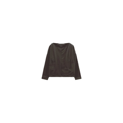 JEANNE BARET Felpa Verbena mélange scollo a barchetta