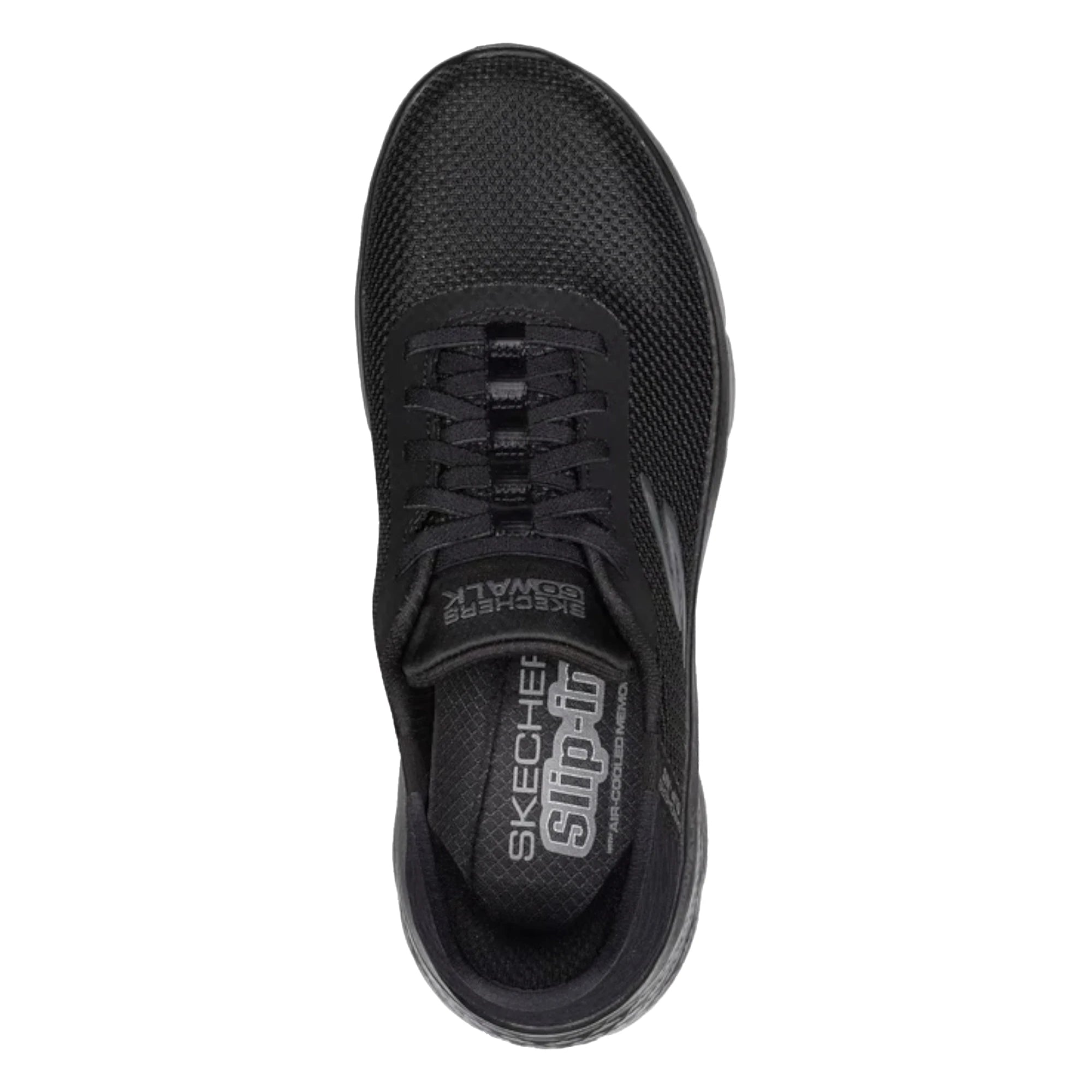 SKECHERS Snakers Slip On da Uomo in Nero