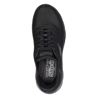 SKECHERS Snakers Slip On da Uomo in Nero