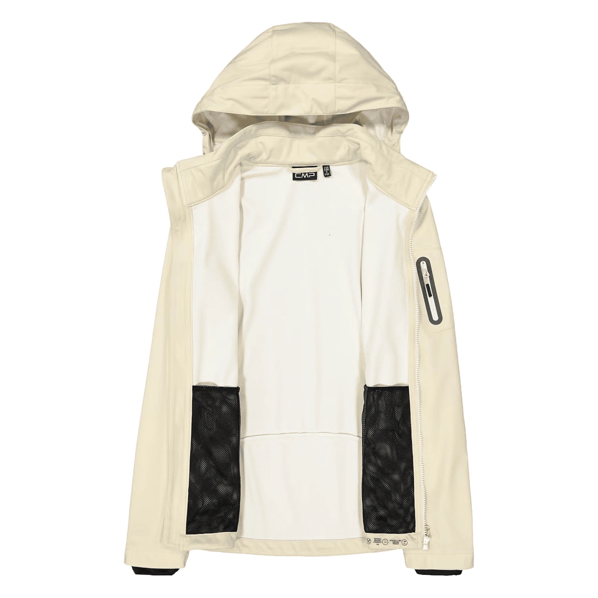 CMP Giacca Light Softshell Donna con Cappuccio Antivento Impermeabile