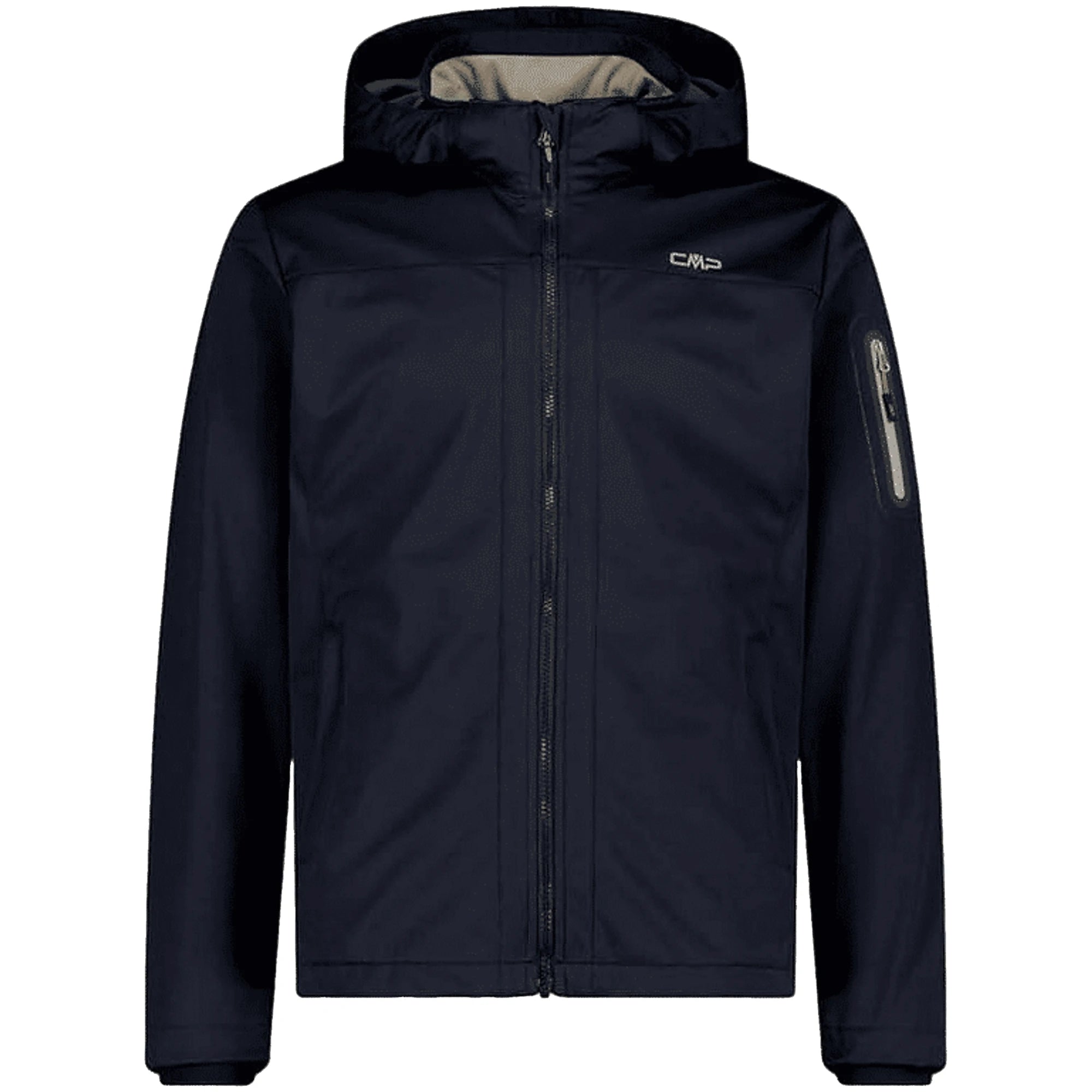 CMP Giacca Light Softshell Uomo con Cappuccio Staccabile