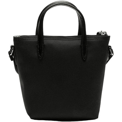 LACOSTE Borsa da Donna Nera in Mini Piqué 