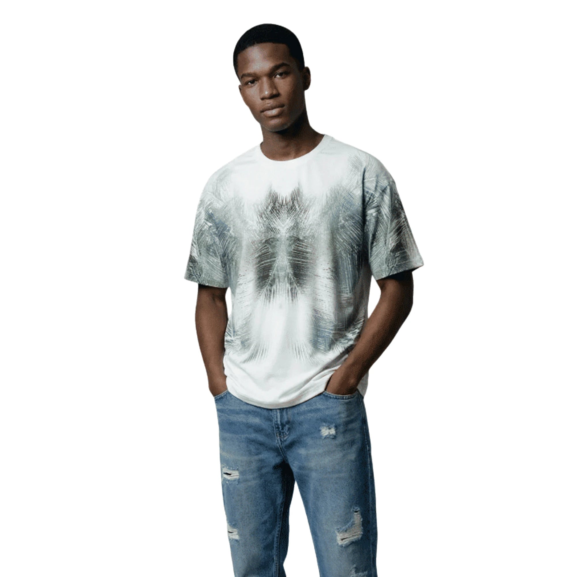 ANTONY MORATO T-Shirt Stampa Bianca Uomo Regular Fit