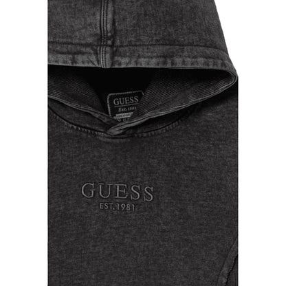 GUESS Felpa Bambino con Cappuccio Cotone Tinto in Capo