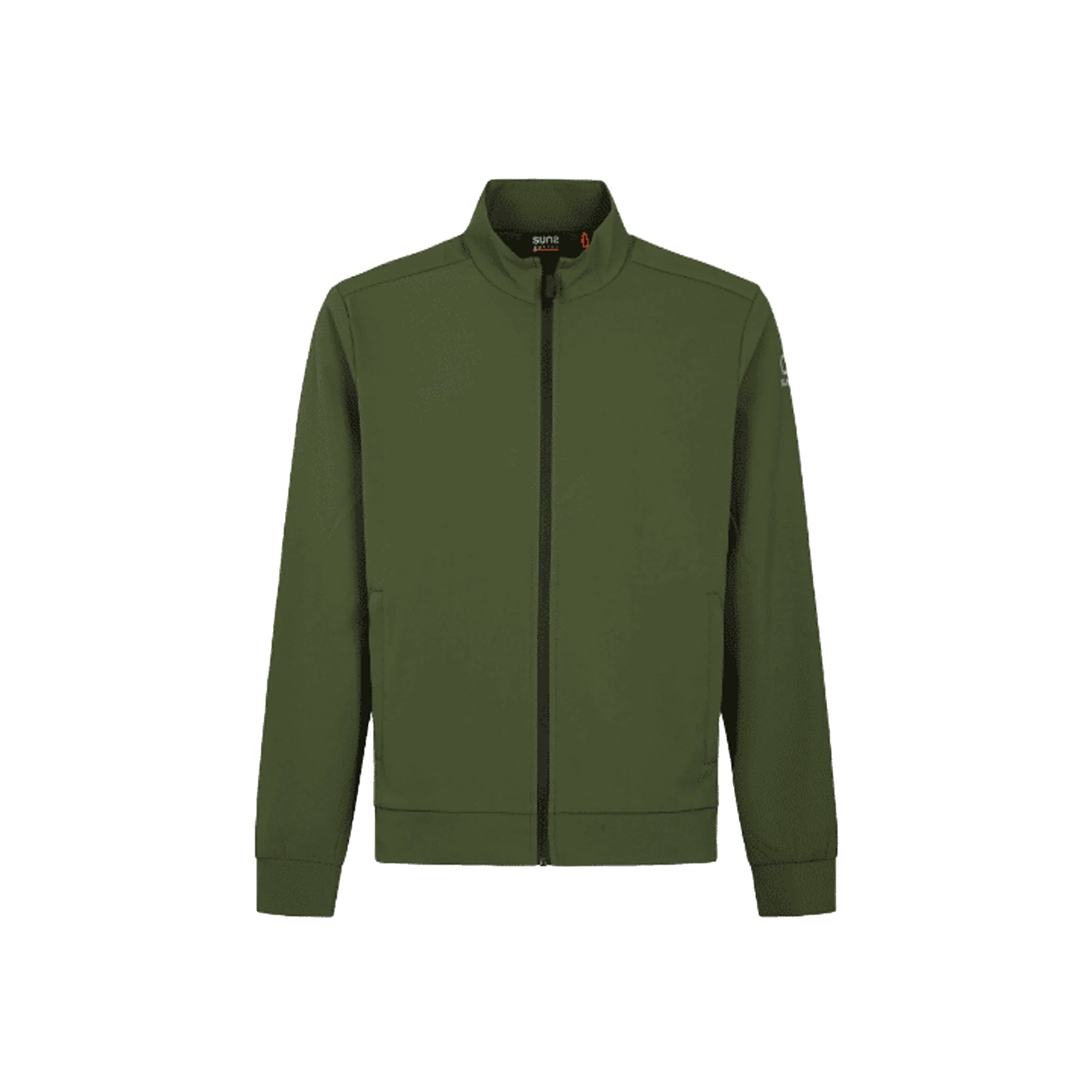 SUNS Felpa Uomo con Zip in Tessuto Tecnico Traspirante
