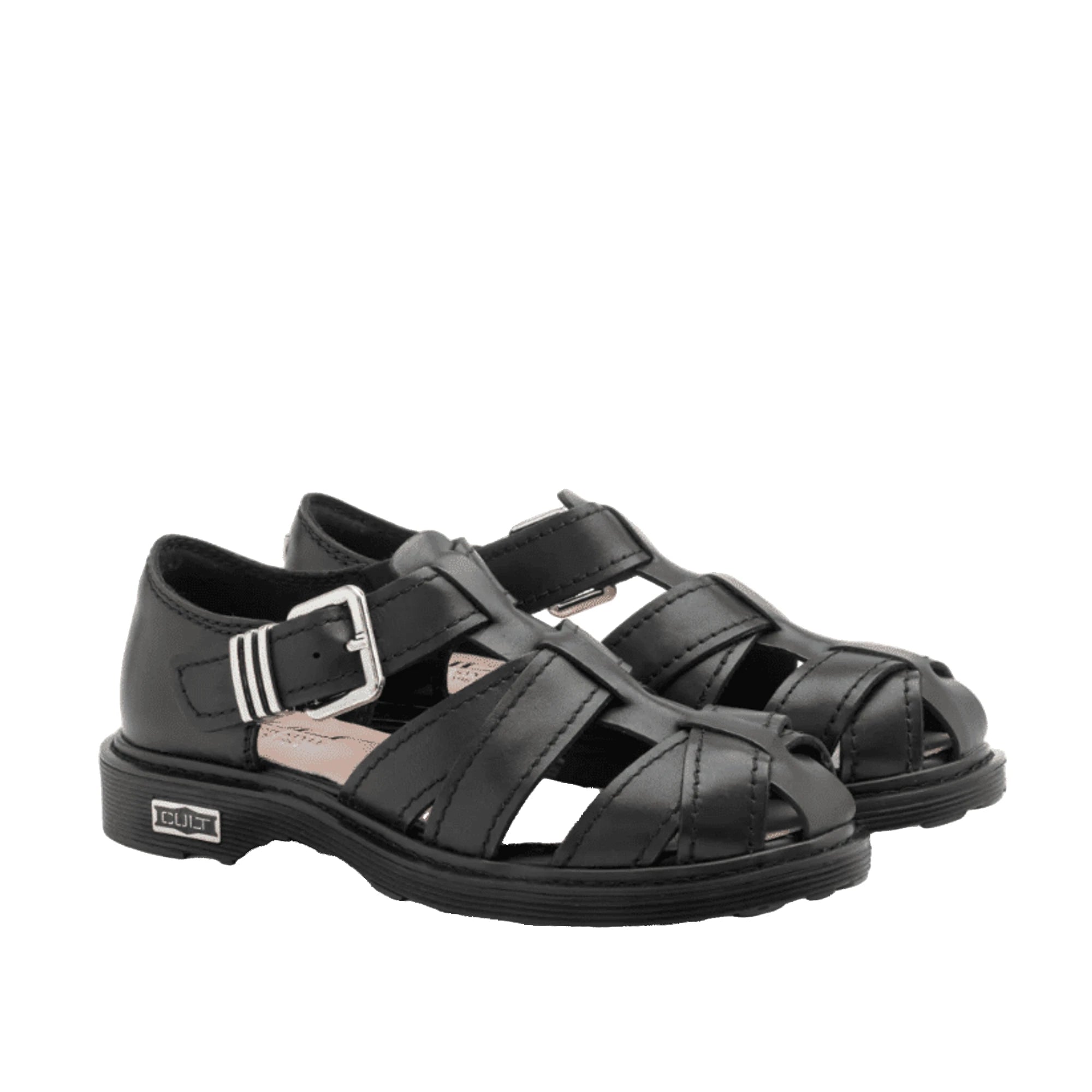 CULT SABBATH 4711 Sandalo in Pelle Glam-Rock