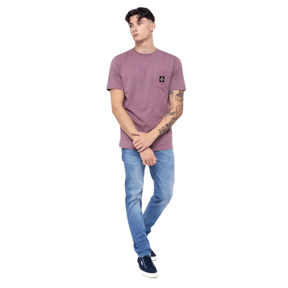 REFRIGIWEAR T-Shirt Pierce Uomo Cotone Rosso Chiaro
