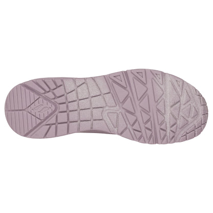 SKECHERS UNO Stand on Air Sneakers Ammortizzate Lilla da Donna