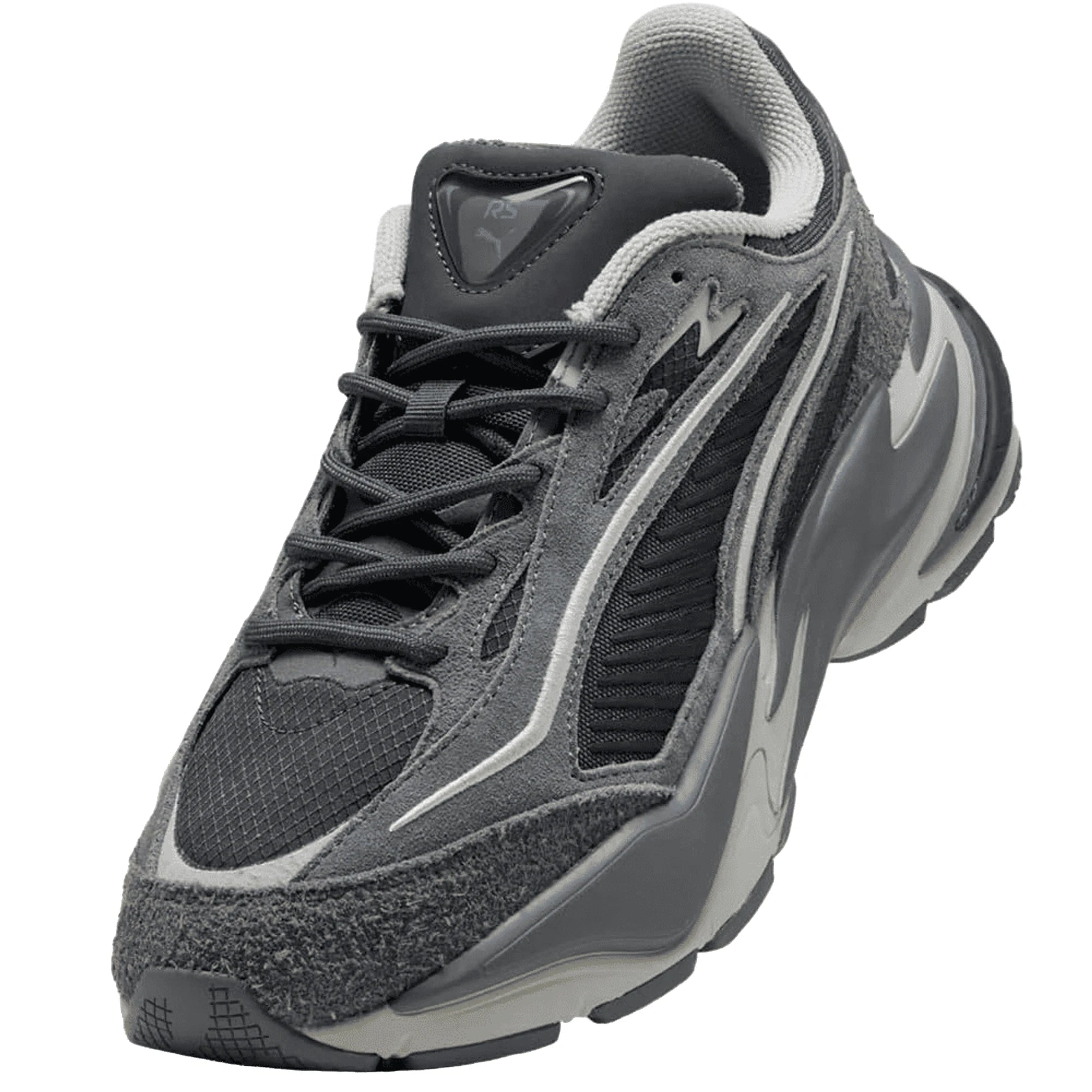 PUMA Scarpe Uomo RS-25 Hairy Suede Grigie