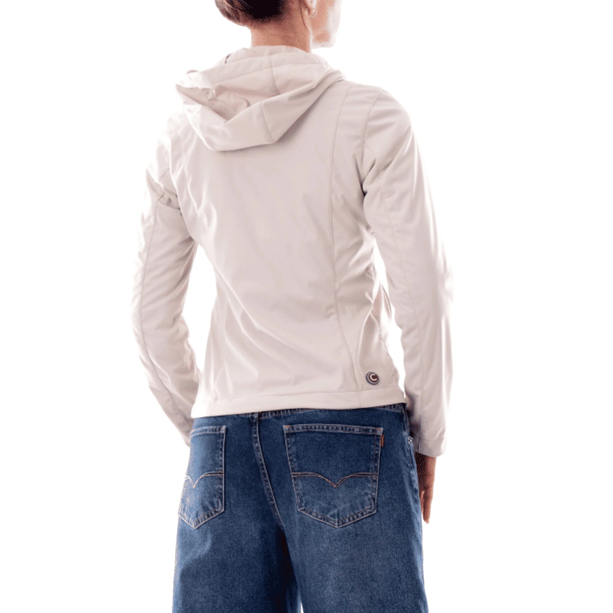 COLMAR Giacca Impermeabile Beige da Donna con Cappuccio 