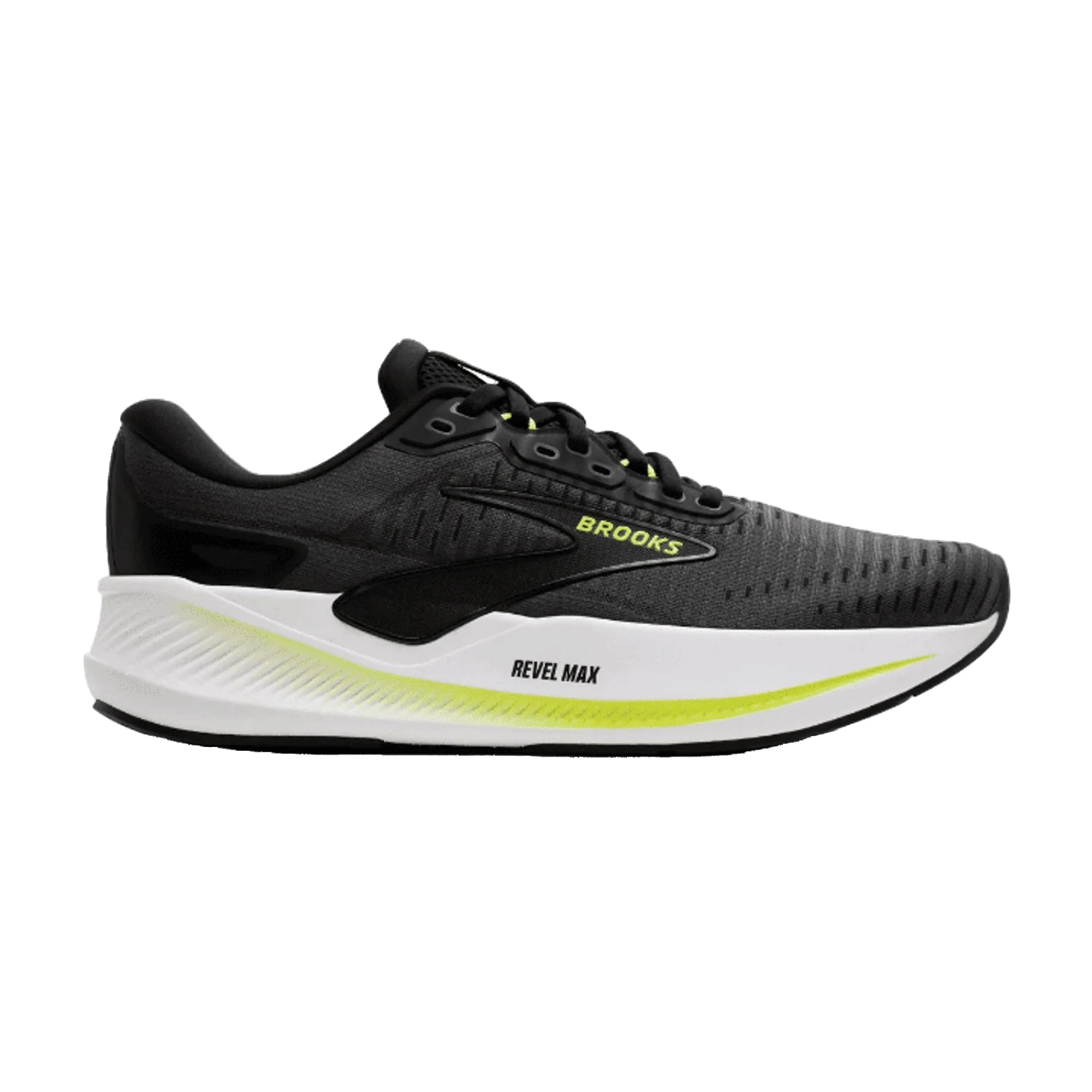 BROOKS Revel Max Scarpe da Corsa Ammortizzate Nere da Uomo