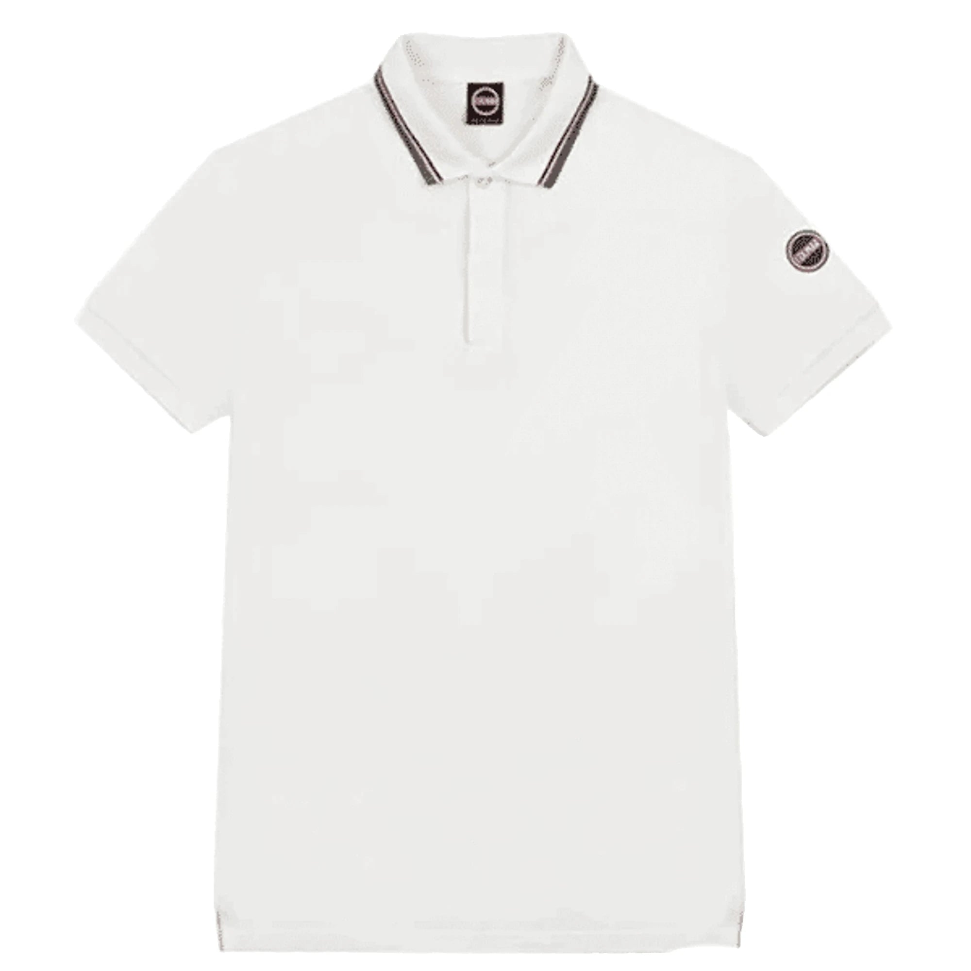 COLMAR ORIGINALS Polo Bianca in Cotone Piqué da Uomo con Logo Ricamato