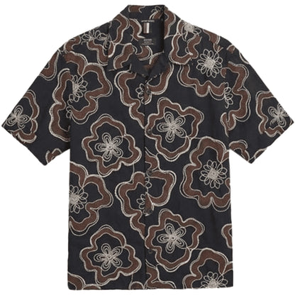 ANTONY MORATO Camicia Casual Uomo Dover Nera in Cotone