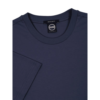 COLMAR T-shirt a Girocollo Blu da Uomo in Cotone