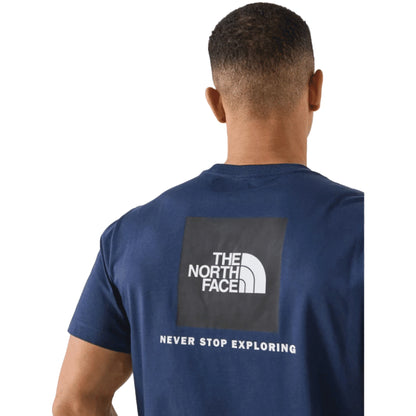 THE NORTH FACE T-shirt Uomo M EVOLUTION BOX NSE Blu Cotone