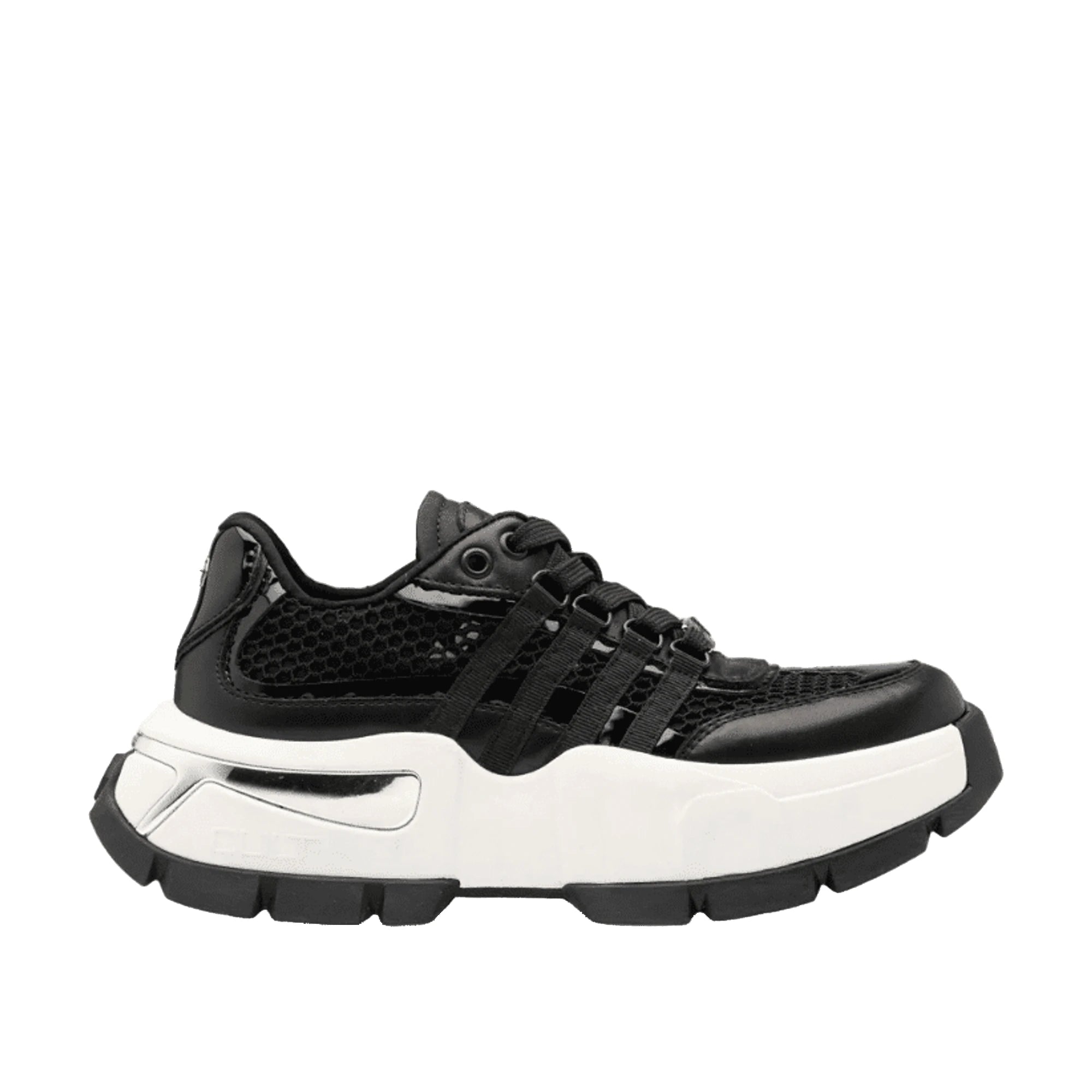 CULT TAYLOR 4703 Sneaker Nera Pelle Mesh