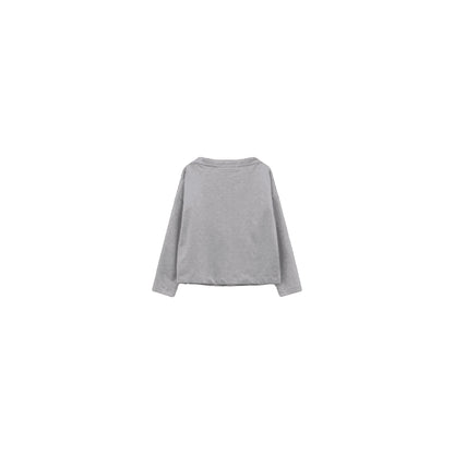JEANNE BARET Felpa Verbena Scollo a Barchetta Mélange
