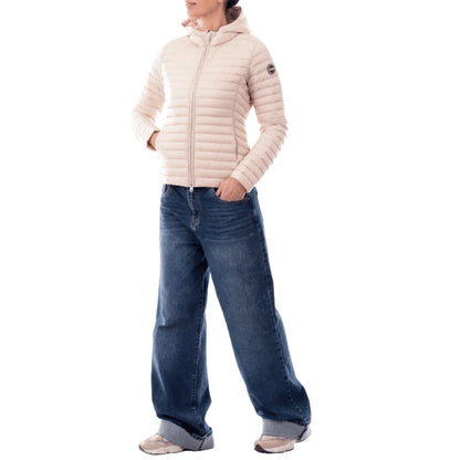 COLMAR Piumino 100 grammi con Cappuccio Beige da Donna 